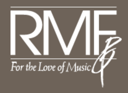 Logo for the Reading Musical Foundation (RMF) - For the Love of Music