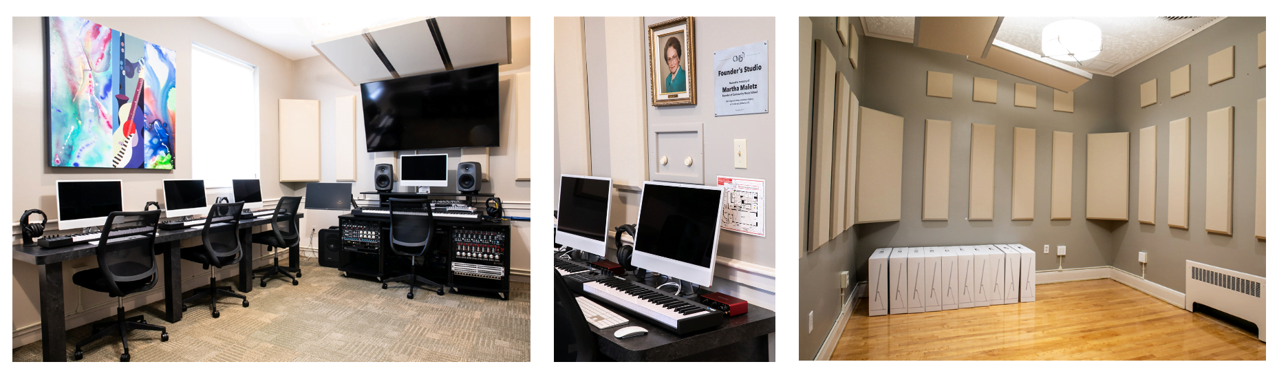 The Presser Foundation Recording Studio at Community Music School