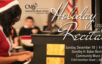 Holiday Recital – Sun, Dec 18, 2022