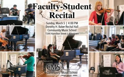 Faculty-Student Recital – Sun, Mar 5, 2023