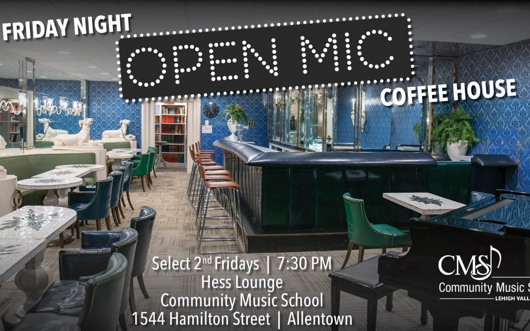 CMS Open Mic Coffee House Graphic
