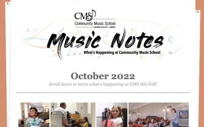 MUSIC NOTES: WHAT’S HAPPENING AT CMS – OCTOBER 2022