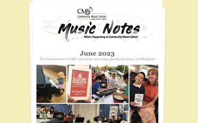 MUSIC NOTES: WHAT’S HAPPENING AT CMS – June 2023