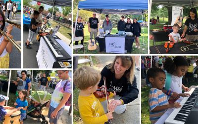 Musical Instrument Petting Zoo Fun at Community Events – Summer 2023