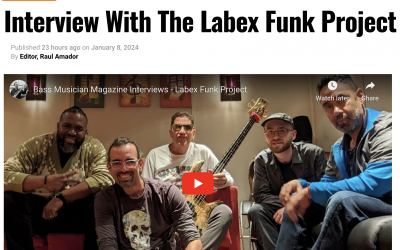 CMS Teacher Daniel Gonzalez & Labex Funk Project Interviewed by Bass Musician Magazine