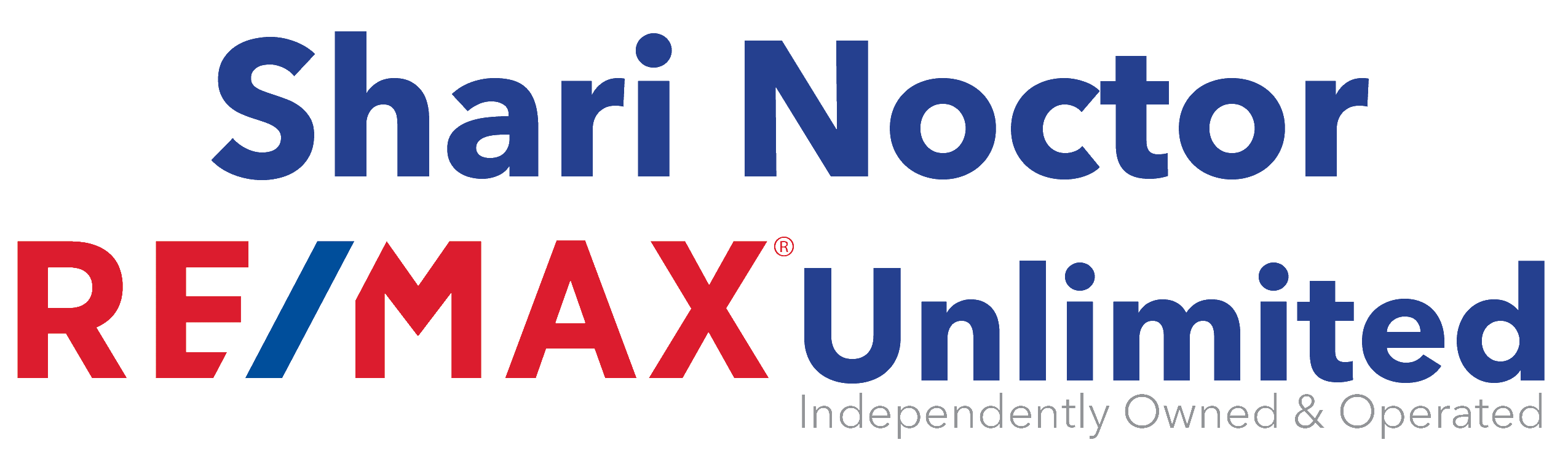 Shari Noctor ReMax Text Logo