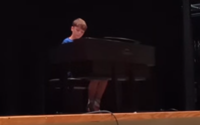 CMS Student Performs in Talent Show