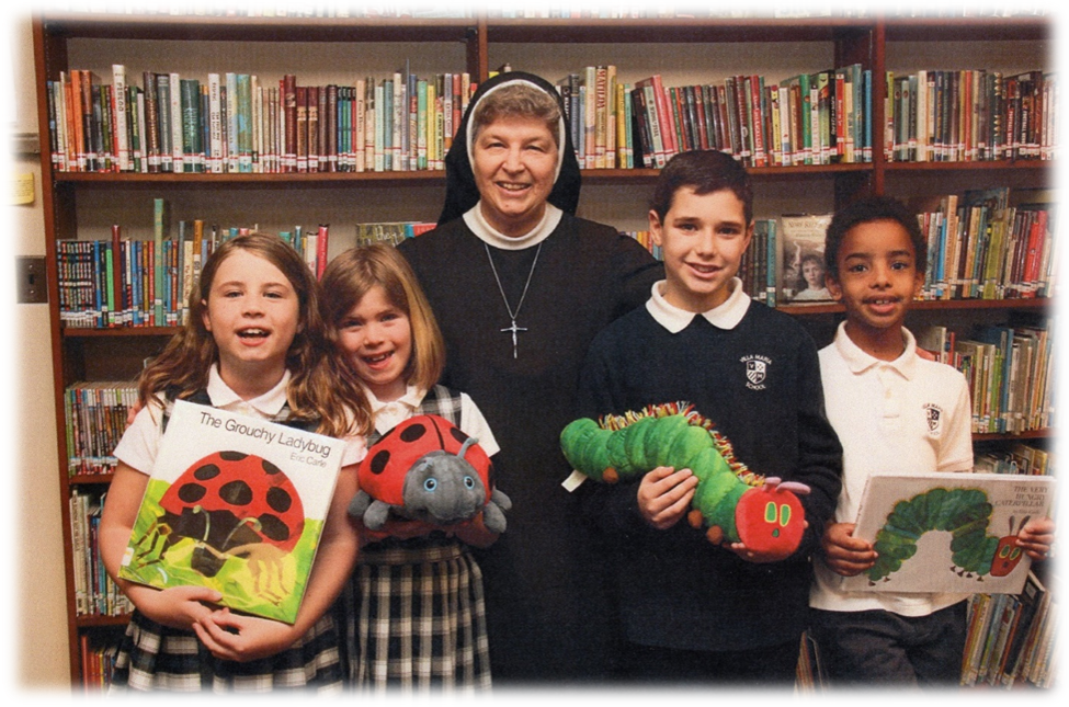 Sister Carol Ann with students