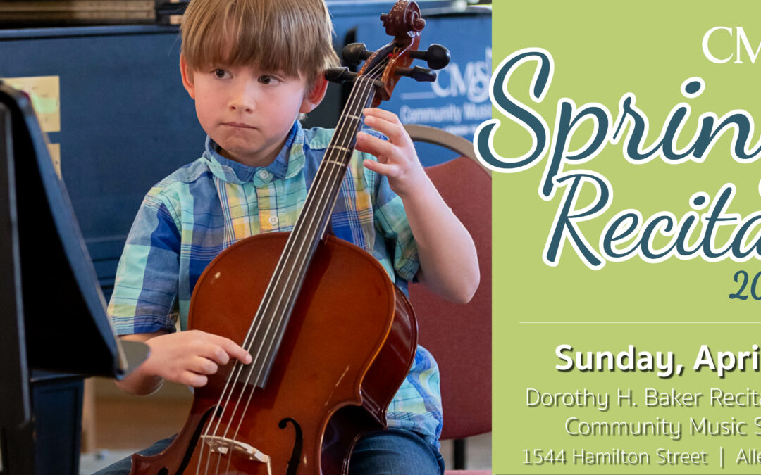 SPRING RECITAL – SUN, APR 13, 2025