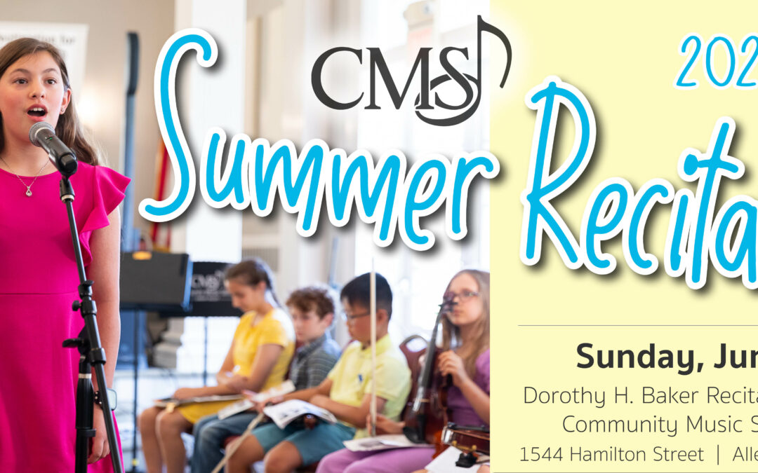 SUMMER RECITAL – SUN, JUN 1, 2025